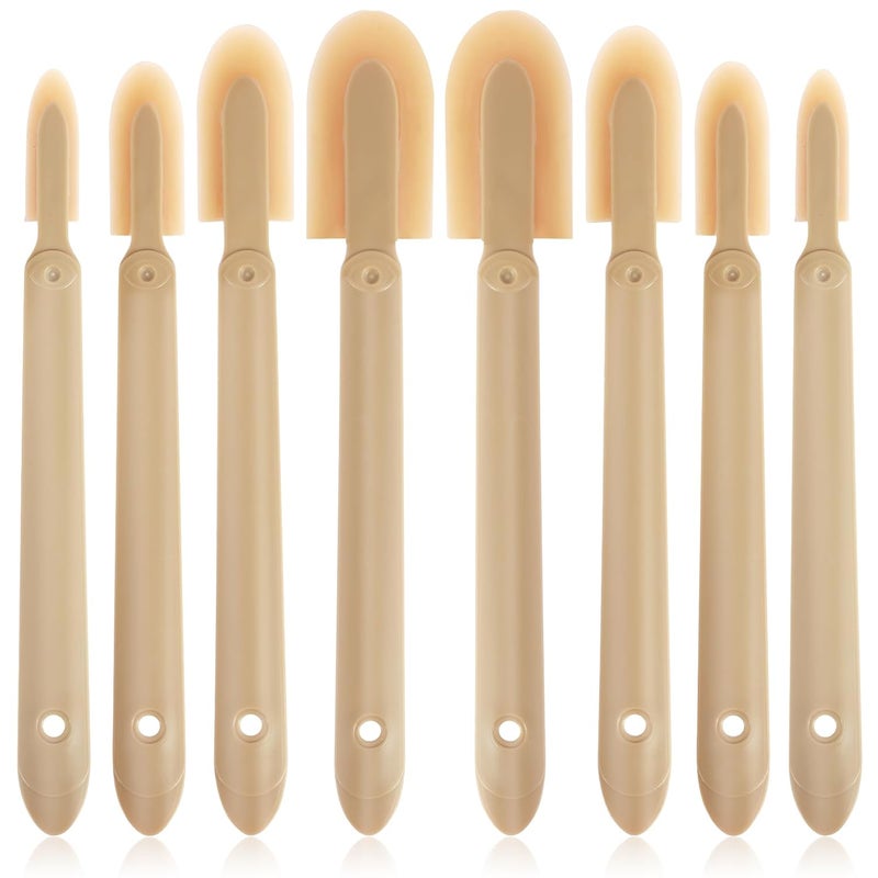 OKYMOTOR 8Pcs Caulking Silicone Sealant Finishing Tool, 4 Sizes Rubber Caulking Tool Set, Multifunctional Caulking Remover/Smoothing Tool Applicator for Tiles Brick Kitchen Bathroom - Image 1